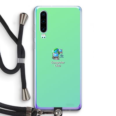 Win98: Huawei P30 Transparant Hoesje met koord