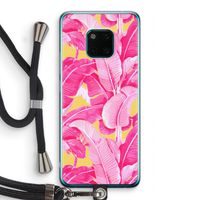Pink Banana: Huawei Mate 20 Pro Transparant Hoesje met koord