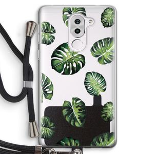 Tropische bladeren: Honor 6X Transparant Hoesje met koord