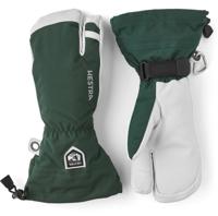 Hestra Army Leather Heli Ski 3 Vinger Handschoen bottle green 10 - thumbnail