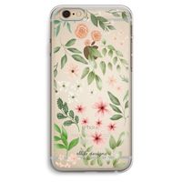 Botanical sweet flower heaven: iPhone 6 Plus / 6S Plus Transparant Hoesje