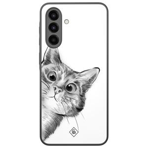 Samsung Galaxy A36 hoesje - Peekaboo kat