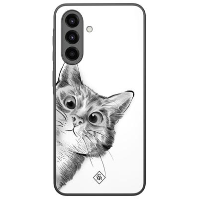 Samsung Galaxy A36 hoesje - Peekaboo kat
