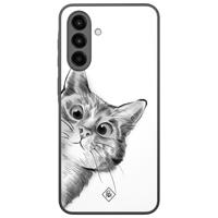 Samsung Galaxy A36 hoesje - Peekaboo kat