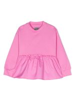 Il Gufo sweat volanté à taille nouée - Rose