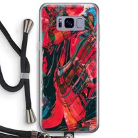 Endless Descent: Samsung Galaxy S8 Plus Transparant Hoesje met koord