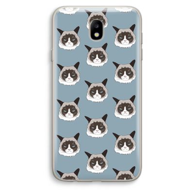 It's a Purrr Case: Samsung Galaxy J7 (2017) Transparant Hoesje