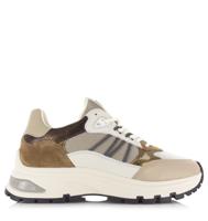 VIA VAI VIA VAI - Liz Dae | Vectra combi Beige Beige Leer Lage sneakers Dames