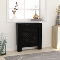 VidaXL Radiatorombouw 78 cm mdf zwart VidaXL Radiatorombouw 78 cm mdf zwart