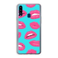 Bite my lip: Samsung Galaxy A20s Transparant Hoesje