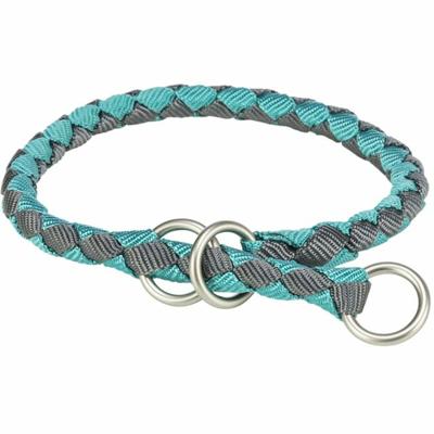 Trainingshalsband Trixie Cavo Grafiet Licht Blauw S/M 35-41 cm