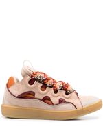 Lanvin baskets Curb en cuir - Rose