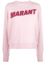 MARANT ÉTOILE sweat Mobyli à logo imprimé - Rose