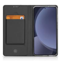 Samsung Galaxy S25 | Standcase | Marmer Wit Zwart - Origineel Cadeau Man Samsung Galaxy S25 | Standcase | Marmer Wit Zwart - Origineel Cadeau Man