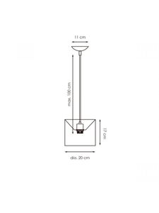 Besselink licht F258350-09,F503520-66 plafondverlichting E27 LED 40 W A