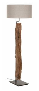 MUST Living Vloerlamp 'Contemporary' Teakhout, 180cm