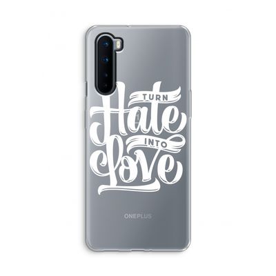 Turn hate into love: OnePlus Nord Transparant Hoesje