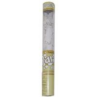 Transparante confetti shooters wit 40 cm