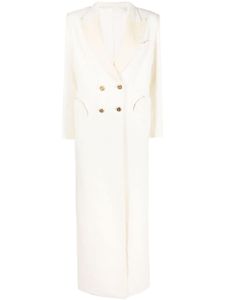 Blazé Milano manteau long à boutonnière croisée - Blanc