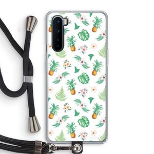 Ananas bladeren: OnePlus Nord Transparant Hoesje met koord