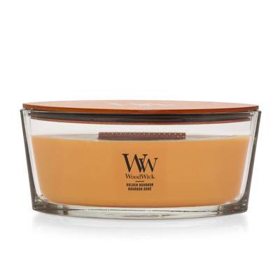 Woodwick Golden Bourbon Ellipse Candle