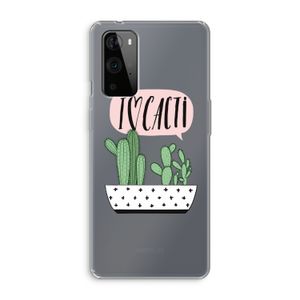 I love cacti: OnePlus 9 Pro Transparant Hoesje