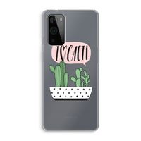 I love cacti: OnePlus 9 Pro Transparant Hoesje