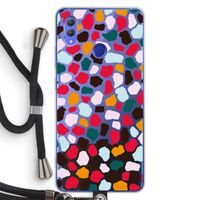 Colored Giraffe: Honor Note 10 Transparant Hoesje met koord