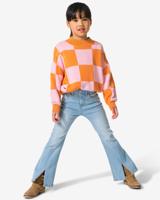HEMA Kinderjeans Flared Fit Lichtblauw (lichtblauw)