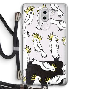 Papegaai: Honor 6X Transparant Hoesje met koord