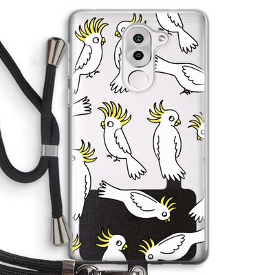 Papegaai: Honor 6X Transparant Hoesje met koord