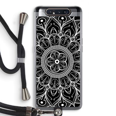 Roses Are Red: Samsung Galaxy A80 Transparant Hoesje met koord