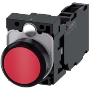 3SU1100-0AB20-1FA0  - Complete push button red 3SU1100-0AB20-1FA0