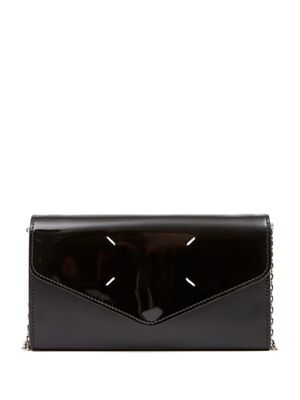 Maison Margiela pochette Four Stitch en cuir - Noir