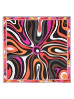 PUCCI large Marmo-print silk scarf - Noir - thumbnail