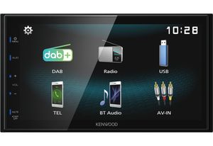 Kenwood DMX125DAB - Multimedia autoradio met DAB+ (2-DIN)