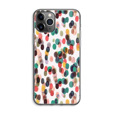 Tropical Dots: iPhone 11 Pro Max Transparant Hoesje