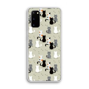 Katten: Samsung Galaxy S20 Transparant Hoesje