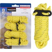 Redcliffs Scheerlijnen of spantouw set van 4 stuks geel - thumbnail