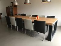Set van 10 leren kuip eetkamerstoelen - met wieltjes - grijs leer - Echt leer, Modern, ontdek de vele Leersoorten en Kleuren bij ShopX Set van 10 leren kuip eetkamerstoelen - met wieltjes - grijs leer - Echt leer, Modern, ontdek de vele Leersoorten en Kleuren bij ShopX