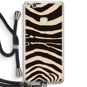Arizona Zebra: Huawei Ascend P10 Lite Transparant Hoesje met koord