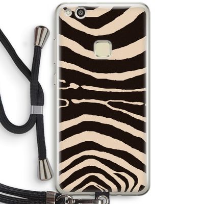 Arizona Zebra: Huawei Ascend P10 Lite Transparant Hoesje met koord