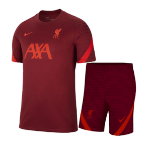 Liverpool Trainingsset Junior 2021-2022 - Maat 164 - Kleur: Rood | Soccerfanshop
