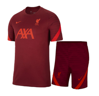 Liverpool Trainingsset Junior 2021-2022 - Maat 164 - Kleur: Rood | Soccerfanshop - thumbnail