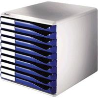 Leitz Ladebox 5281-00-35 Blauw Aantal vakken: 10