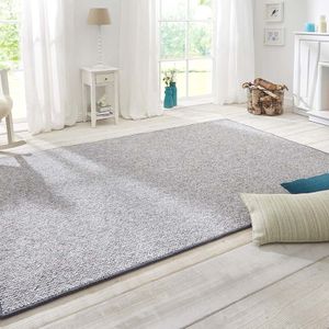 Vloerkleed Wool - 160x240cm - Grijs Landelijk Vloerkleed - 123vloerkleed.nl is de online webshop voor vloerkleden en woonaccessoires.