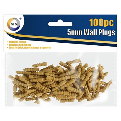 100x Pluggen/muurpluggen 5 mm