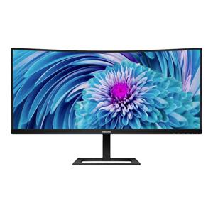 Philips Monitore 346E2CUAE/00 LED-monitor Energielabel F (A - G) 86.4 cm (34 inch) 3440 x 1440 Pixel 21:9 4 ms HDMI, DisplayPort, Audio-Line-out, USB-C, USB