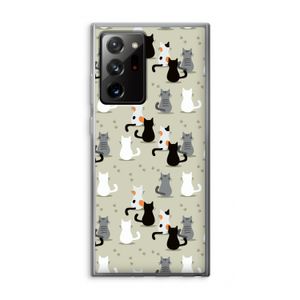 Katten: Samsung Galaxy Note 20 Ultra / Note 20 Ultra 5G Transparant Hoesje