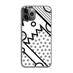 Pop Art #4: iPhone 11 Pro Max Transparant Hoesje